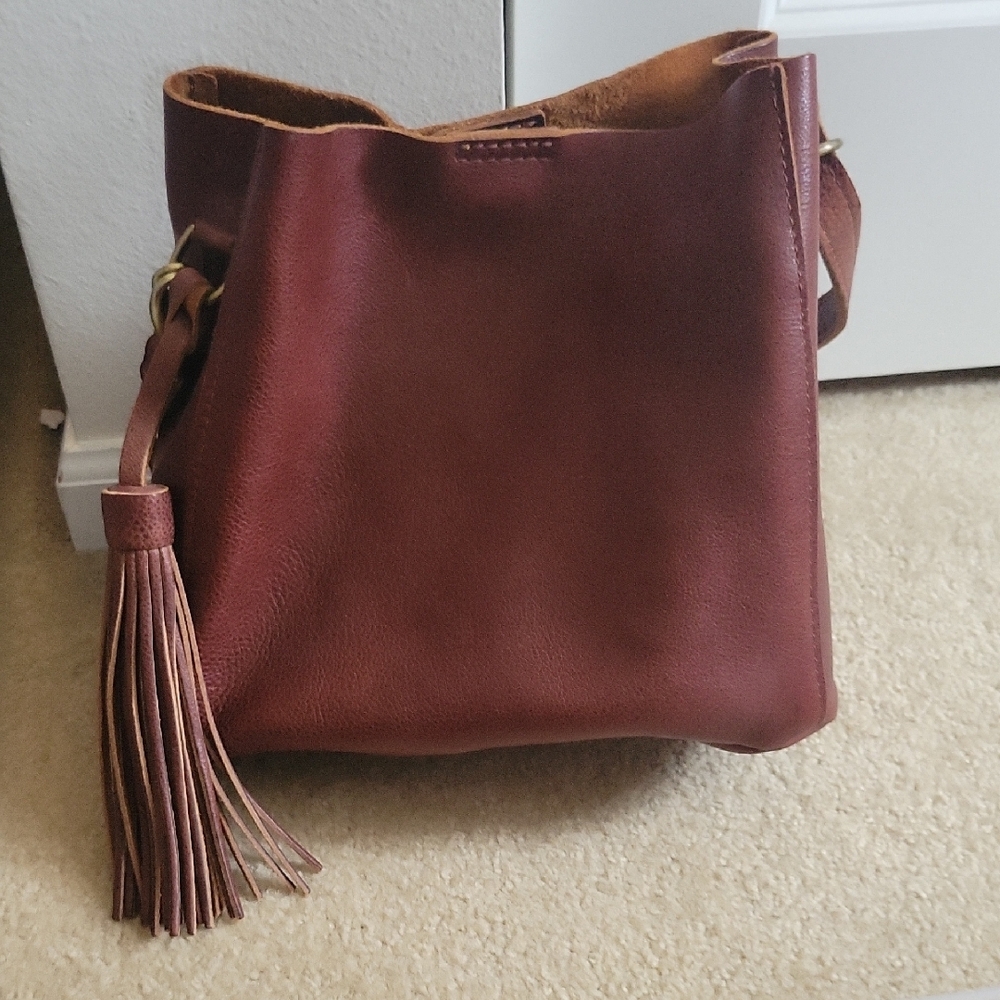 PLG Nutmeg Butterfly Bag With Matching Tassel